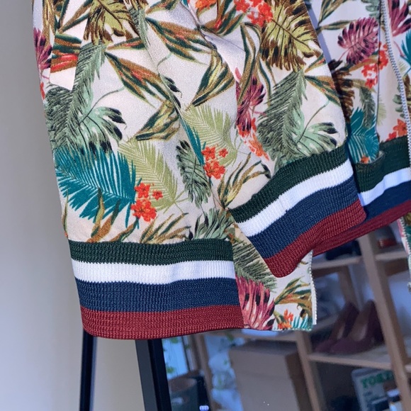 Floral jacket Bomber style - Picture 3 of 4